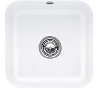 Villeroy und Boch évier sous plan 670302RW avec garniture de vidage , actionnement excentrique, kit de fixation, Stone White