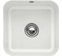 Villeroy und Boch évier sous plan 670302SM avec garniture de vidage , actionnement excentrique, kit de fixation, vapeur