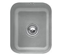 Villeroy und Boch évier sous plan 670402SL avec garniture de vidage , actionnement excentrique, kit de fixation, pierre
