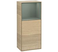 Villeroy und Boch Finion armoire latérale G500GMPC 41.8x93.6cm, gauche, émotion, plateau étagère olive mat, Oak Veneer