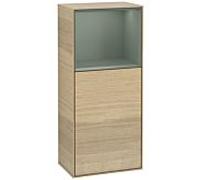 Villeroy et Boch Finion armoire latérale G510GMPC 41.8x93.6cm, droit, émotion, étagère supérieure mate d'olive, Oak Veneer