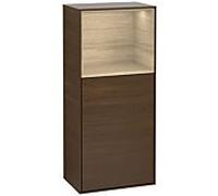 Villeroy et Boch Finion armoire latérale G510PCGN 41.8x93.6cm, droit, émotion, étagère au- dessus Oak Veneer , Oak Veneer placage