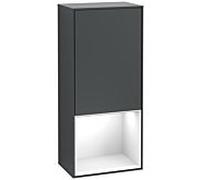 Villeroy und Boch Armoire latérale Finion G540GFHG 41,8 cm, gauche, émotion, étagère en dessous Glossy White , minuit Blue Matt Lacquer
