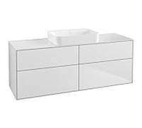 Villeroy et Boch Finion G73100MT 160x60.3x50.1cm, verre White Matt , laqué blanc mat