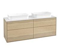 Villeroy et Boch Finion Villeroy et Boch F72100PC 160x60.3x50.1cm, verre White Matt , Oak Veneer