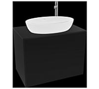 Villeroy und Boch Finion Villeroy und Boch F87200PD 80x60.3cm, plaque de recouvrement noir mat, laqué noir mat