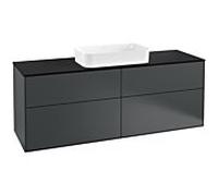 Villeroy und Boch Finion Villeroy und Boch G32200HG 160x60,3cm, Emotion, couvercle noir mat, Midnight Blue Matt Lacquer