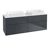 Villeroy et Boch Finion Villeroy et Boch G72100HG 160x60.3x50.1cm, verre White Matt , Midnight Blue Matt Lacquer