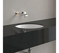 Villeroy und Boch Loop & friends 4A5201R1 rond, sans rangée de trous pour robinetterie, sans trop-plein, Ø 38 cm, blanc C-plus