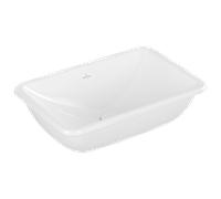Villeroy und Boch Loop & friends 4A650001 sans rangée de trous pour robinetterie, avec trop-plein, 60 x 40,5 cm, blanc