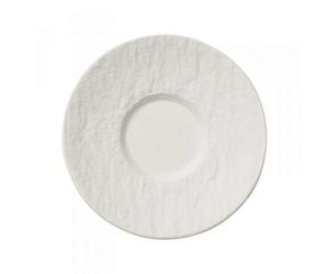 VILLEROY ET BOCH MANUFACT.ROCK BLANC*SOUS-TASSE MOKA 12CM*N *