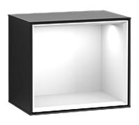 Villeroy und Boch module d' Finion F580GFPD 41.8x35.6x27cm, étagère Glossy White , laqué noir mat