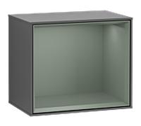 Villeroy und Boch module d' Finion F580GMGK 41.8x35.6x27cm, étagère olive mat, anthracite mat