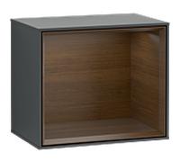 Villeroy und Boch module d' Finion G580GNHG 41.8x35.6x27cm, Emotion, étagère Walnut Veneer , Midnight Blue Matt Lacquer
