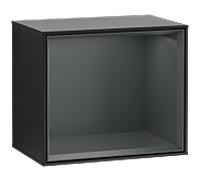 Villeroy und Boch module d' Finion G580HGPD 41.8x35.6x27cm, Emotion, étagère Midnight Blue , laqué noir mat