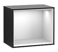 Villeroy und Boch module d' Finion G580MTPD 41.8x35.6x27cm, Emotion, étagère White Matt , laqué noir mat