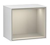 Villeroy und Boch module d' Finion Villeroy und Boch FD10HHMT 41,8x35,6x27cm, étagère Sand mat, laqué blanc mat