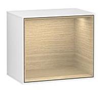 Villeroy und Boch module d' Finion Villeroy und Boch FD10PCGF 41,8x35,6x27cm, étagère Oak Veneer , laqué blanc brillant