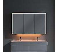 Villeroy und Boch My View Now Armoire de toilette A4551200 120 x 75 x 16,8 cm, éclairage LED, 3 portes, avec interrupteur à capteur
