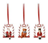 VILLEROY ET BOCH NOSTALGIC ORNAMENTS.*SET 3 BALANCOIRE*N *