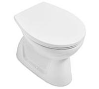 Villeroy und Boch O.novo à poser au sol WC 7618R101 36x55cm, sans rebord, sortie verticale, blanc