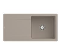 Villeroy und Boch Siluet évier 333601AM avec garniture de vidage et commande manuelle, amande