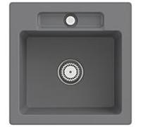 Villeroy und Boch Siluet évier 334501SL avec garniture de vidage et commande manuelle, pierre