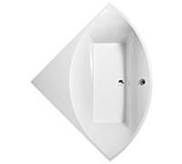 Villeroy und Boch Squaro baignoire d'angle UBQ145SQR3V-01145 x 145 cm, blanc