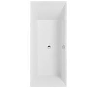 Villeroy et Boch Squaro Baignoire quaryl rectangulaire 179.4x79.4x50cm Slim Line avec pieds blanc ubq180sqs2v-01