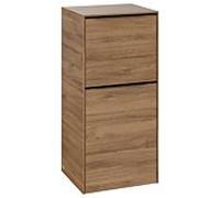 Villeroy et Boch Subway 3.0 armoire d'appoint C59401RH 40x86x36,2cm, charnière gauche / poignée Volcano black, kansas oak