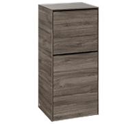 Villeroy und Boch Subway 3. 1930 C59401RK 40x86x36.2cm, charnière gauche / poignée Volcano black, stone oak