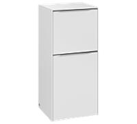 Villeroy & Boch Subway 3. 1930 C59500VF 40x86x36,2cm charnière droite poignée alu brillant blanc pur