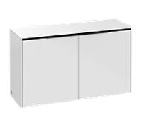 Villeroy und Boch Subway 3. 1930 C60001VE 80,5x42,3x25,6cm, poignée Volcano noir, blanc brillant