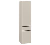 Villeroy & Boch Subway 3 C59001VN 40×171×36,2cm charnière gauche poignée noire Volcano gris cachemire