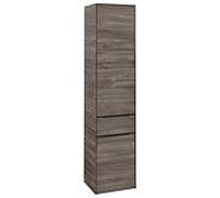 Villeroy und Boch Subway 3. 1930 C59101RK 40x171x36.2cm, charnière droite / poignée Volcano black, stone oak