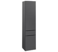 Villeroy und Boch Subway 3. 1930 C59101VR 40x171x36.2cm, charnière droite / poignée Volcano noir, graphite