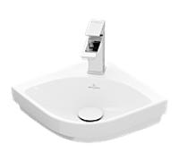 Villeroy & Boch Lave-mains d'angle Subway 3e 1930 437146R1 32 cm 1 trou sans trop-plein blanc C-plus