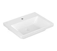 Lavabo Meuble Villeroy et Boch Subway 3.0 1 trou, Sans trop-plein, non meulé 600mm Stone White Ce...