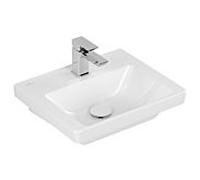 Villeroy und Boch Subway 3. 1930 lave-mains 437046R1 45x37cm, avec trou pour robinetterie / sans trop-plein, blanc C-plus