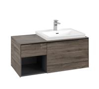Villeroy und Boch Subway 3. 1930 C57101RK 100,1x42,25x51,6cm, sans LED / poignée Volcano black, stone oak