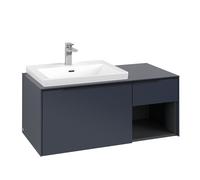 Villeroy und Boch Subway 3. 1930 C57201VQ 100,1x42,25x51,6cm, sans LED / poignée Volcano noir, bleu marine