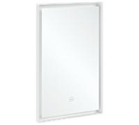 Villeroy & Boch Miroir Subway 3. 1930 A4635000 cadre en aluminium 50 x 75 x 4,75 cm blanc mat