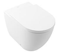 Villeroy und Boch Subway 3. 1930 WC 4671T0RW 37x60cm, TwistFlush, sans monture, pierre blanche C-plus