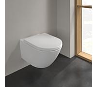 Villeroy et Boch Subway 3.0 WC suspendu sans bride 4670T0RW 37 x 56 cm, TwistFlush, Stone White CeramicPlus