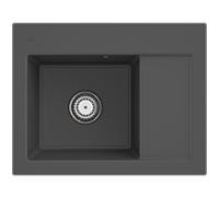 Villeroy und Boch Subway 45 Évier compact à encastrer 331200i4 évier à encastrer à gauche, 650 x 510 mm, graphite CeramicPlus