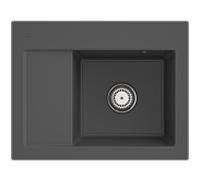 Villeroy und Boch Subway 45 Évier compact à encastrer 331300i4 évier à encastrer à droite, 650x220x510mm, graphite CeramicPlus
