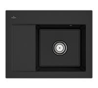 Villeroy und Boch Subway 45 Évier compact à encastrer 331300J0 évier à encastrer à droite, 650x220x510mm, chromite CeramicPlus