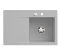 Villeroy und Boch Subway Style 45 évier encastrable 334702SM droite, avec garniture de vidage , vapeur CeramicPlus, 78 x 51 cm