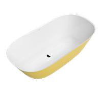 Villeroy und Boch Baignoire Q155ANH7F2BCVRW 155 x 75 cm, à poser, tablier Color on Demand, blanc pierre