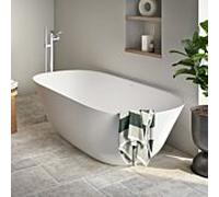 Villeroy et Boch Theano baignoire Q175ANH7F200VRW 175 x 80 cm, sur pied, blanc pierre